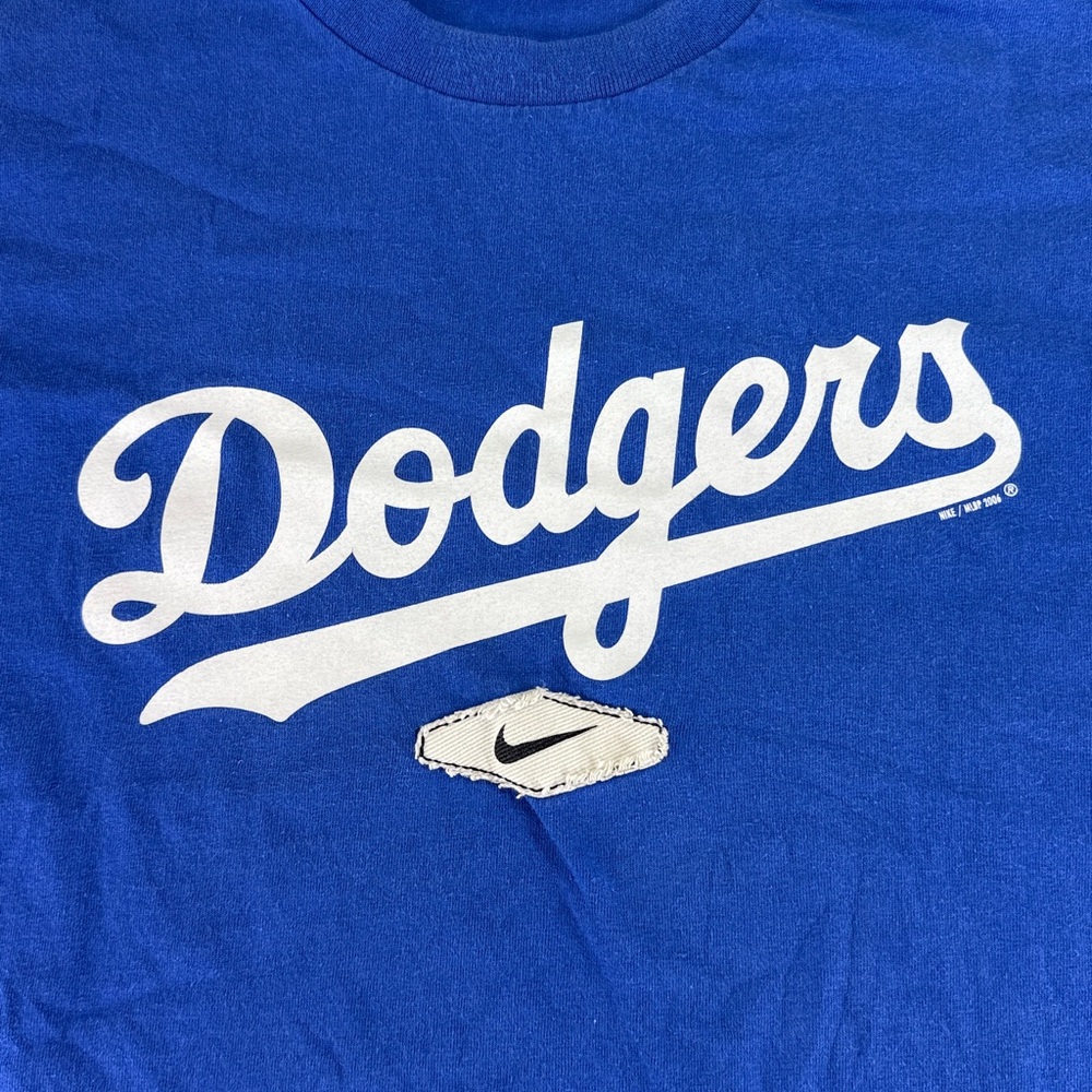 Vintage 2006 Nike Dodgers Short Sleeve Shirt LA MLB Mens L Collectible - Picture 2 of 11